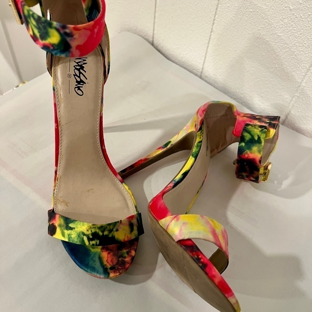3/$25 SALE🎈Mossimo multicolored ankle strap sandals - Picture 4 of 14